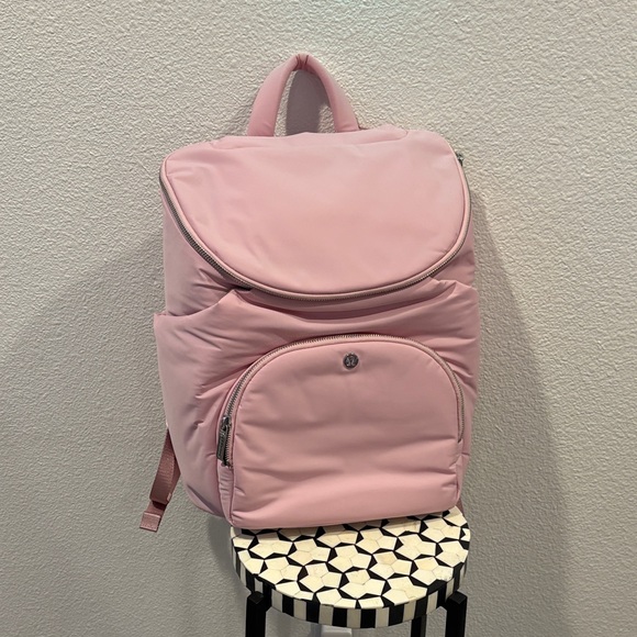Lululemon Pink Diaper Bag + Crossbody - Picture 4 of 14